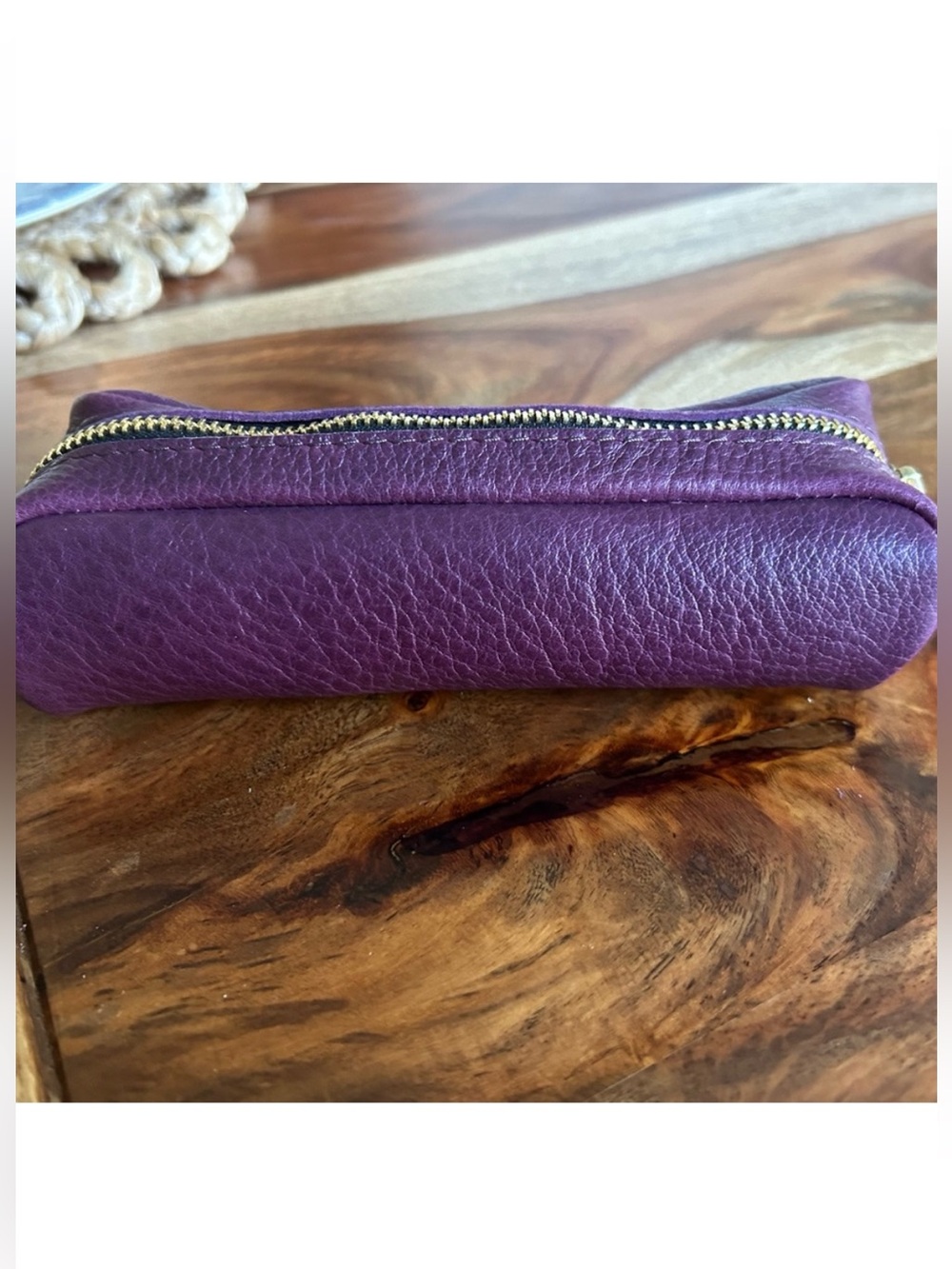 PLUM Ballpark Pouch Sunglasses Case Pencil Pouch Makeup Bag Pastel Bag